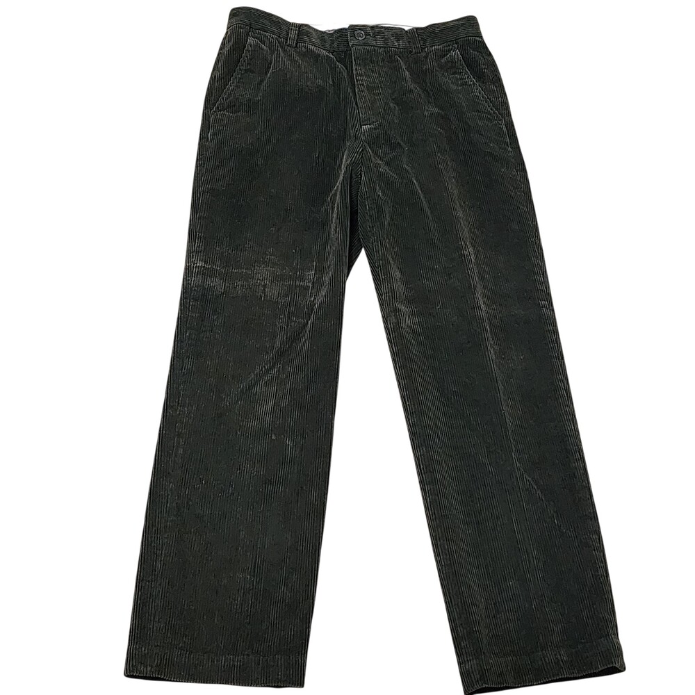 Brooks Brothers Pants Mens 32x30 Green Corduroy Clark Chino Classic Fit Casual